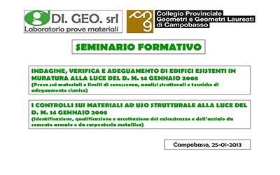 SEMINARIO FORMATIVO DI.GEO.