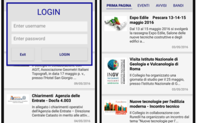 Pubblicata la nuova APP del Collegio